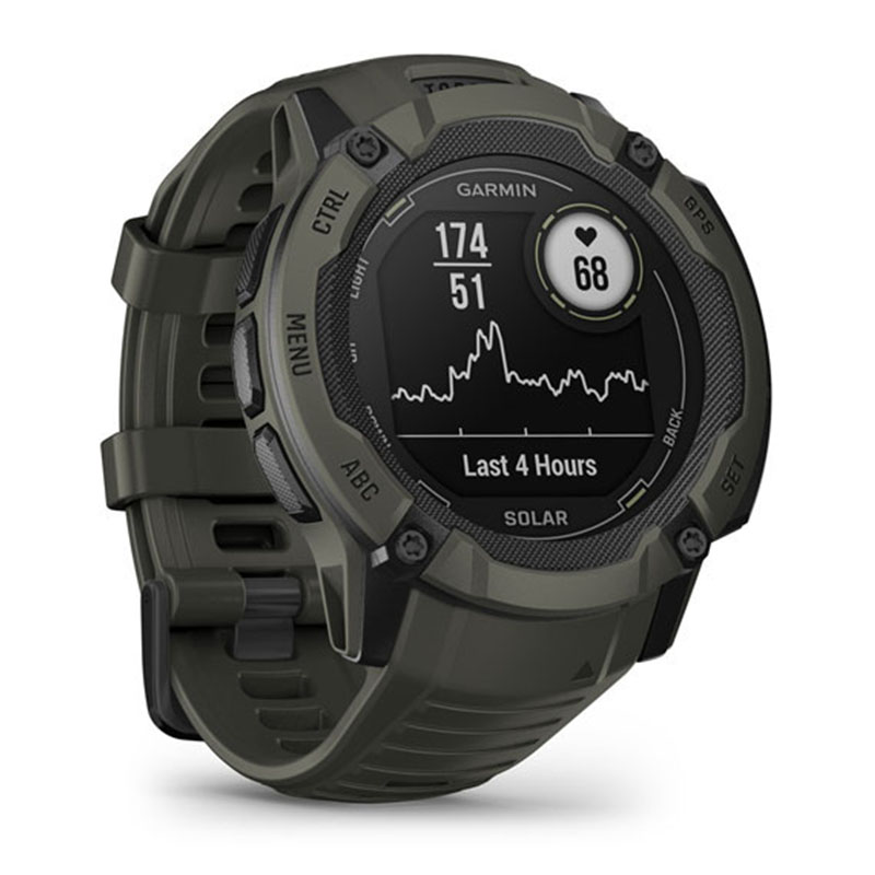 смарт-часы garmin ️️instinct 2x solar moss (010-02805-05)