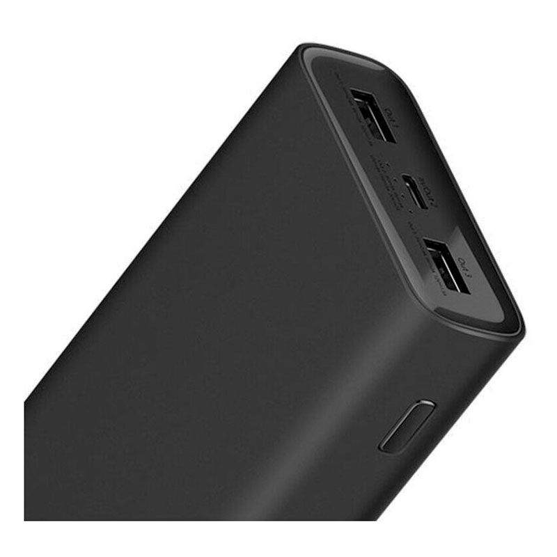 аккумулятор xiaomi mi power bank 3 pro 20000 mah plm07zm black