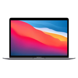 apple macbook air 13.3" (m1, 2020) 8гб, 256гб ssd space gray, серый космос (mgn63ru/a)