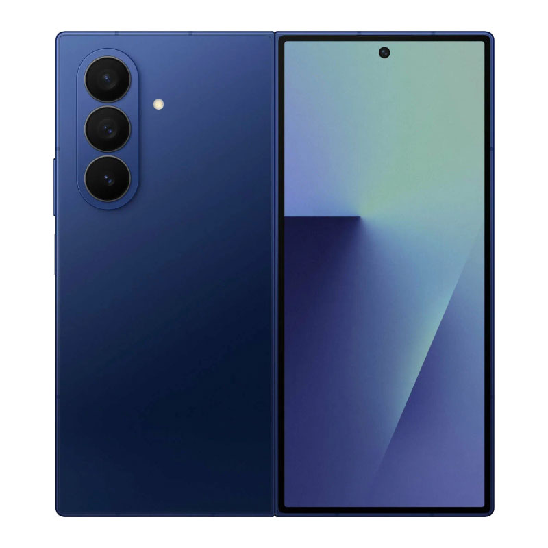 смартфон samsung galaxy z fold7 12/1 тб, dual: nano sim + esim, синий