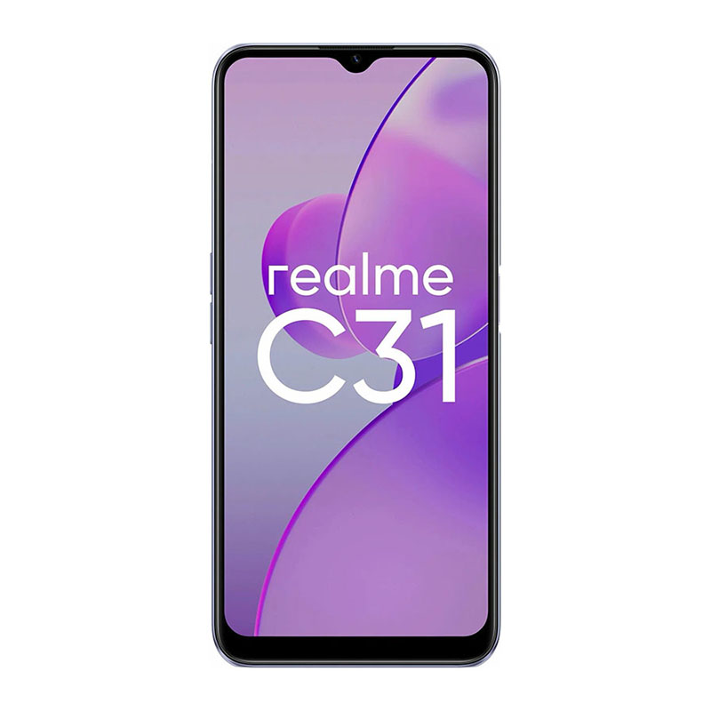 смартфон realme c31 3/32 гб, светло-серебристый