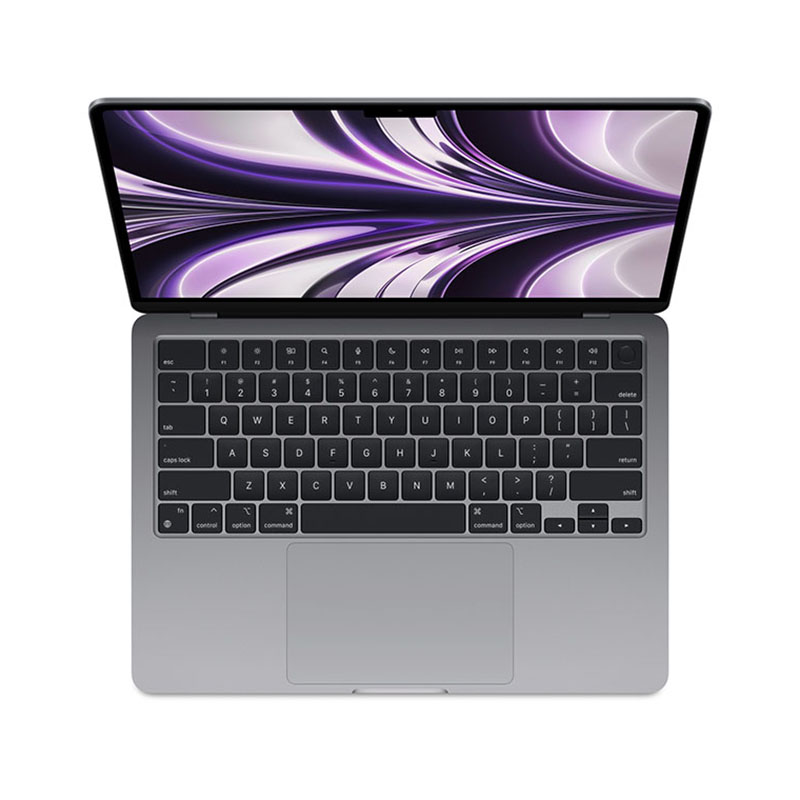 apple macbook air 13.6" (m2, 2022) 8/512гб ssd space gray, серый космос (mlxx3ll/a)