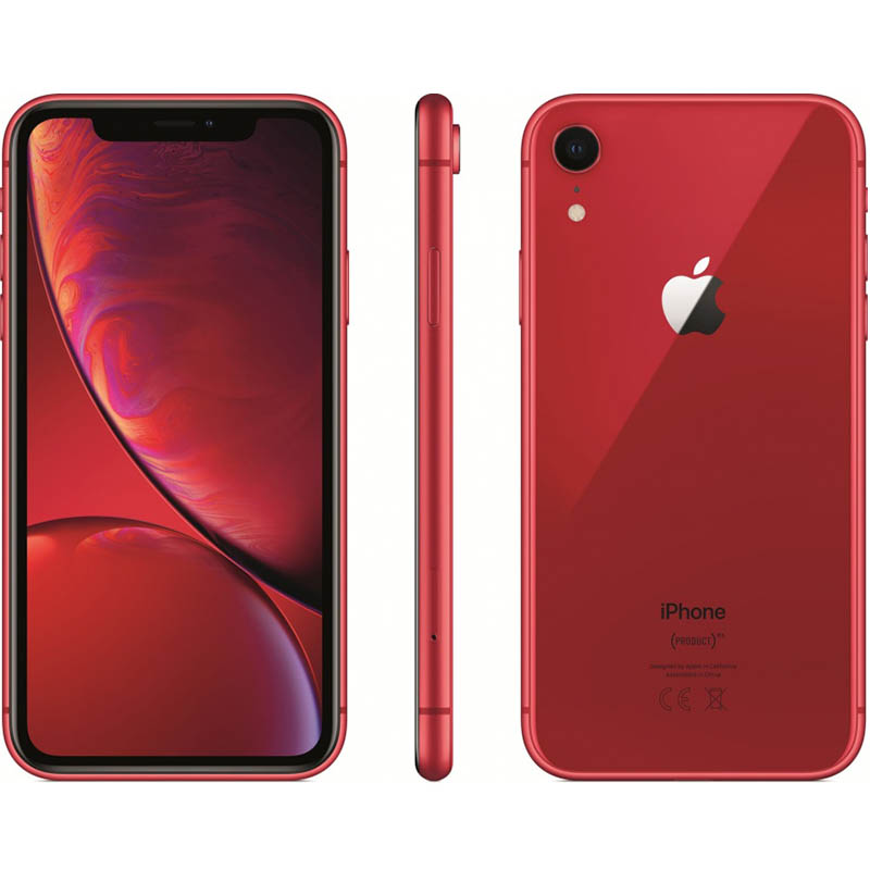 смартфон apple iphone xr 64gb red (красный)