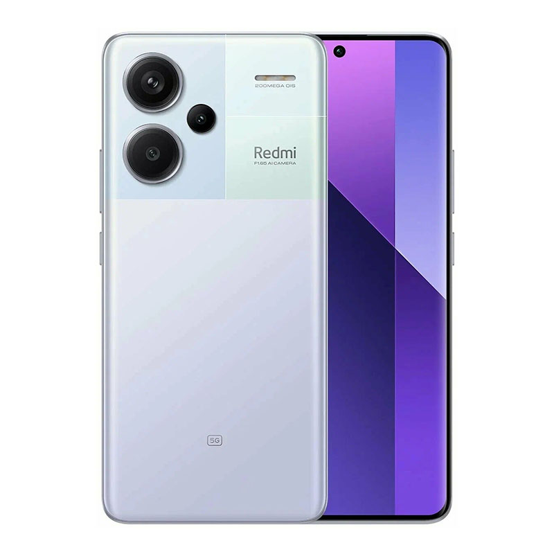 смартфон xiaomi redmi note 13 pro plus 5g 12/512 dual: nano sim + esim, aurora purple/фиолетовый