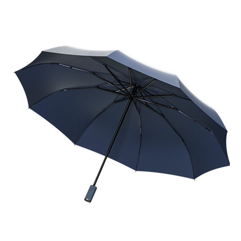 зонт zuodu full automatic umbrella led, синий