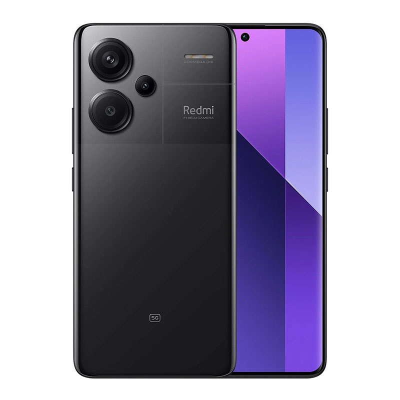 смартфон xiaomi redmi note 13 pro plus 5g 12/512 dual: nano sim + esim, midnight black/черный