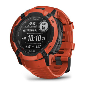 смарт-часы garmin ️️instinct 2x solar flame red (010-02805-01)