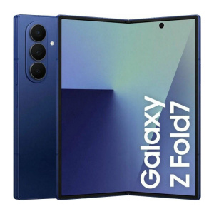 смартфон samsung galaxy z fold7 12/1 тб, dual: nano sim + esim, синий