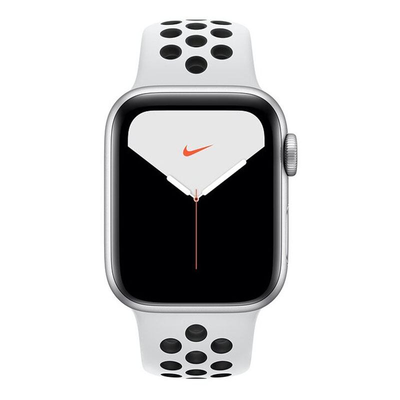 умные часы apple watch nike series 5, 40 мм, корпус из алюминия цвета, silver (серебристый)