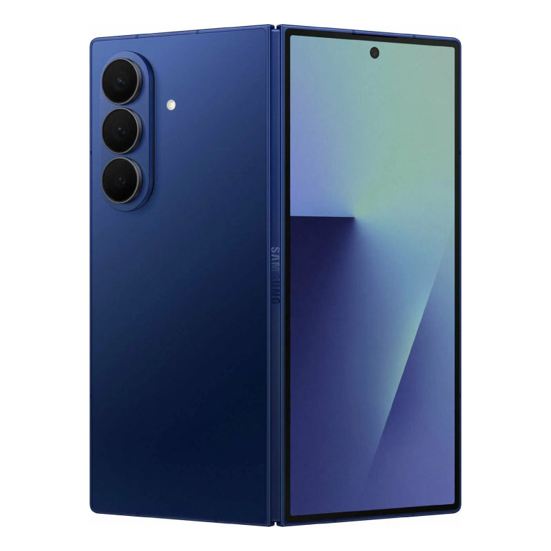 смартфон samsung galaxy z fold7 12/1 тб, dual: nano sim + esim, синий