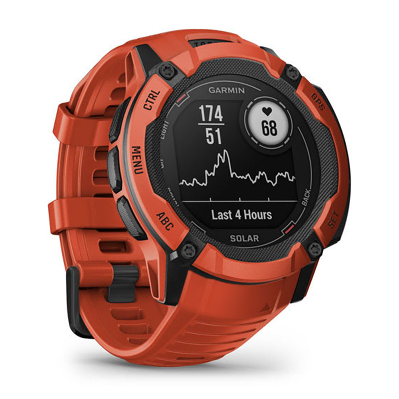 смарт-часы garmin ️️instinct 2x solar flame red (010-02805-01)