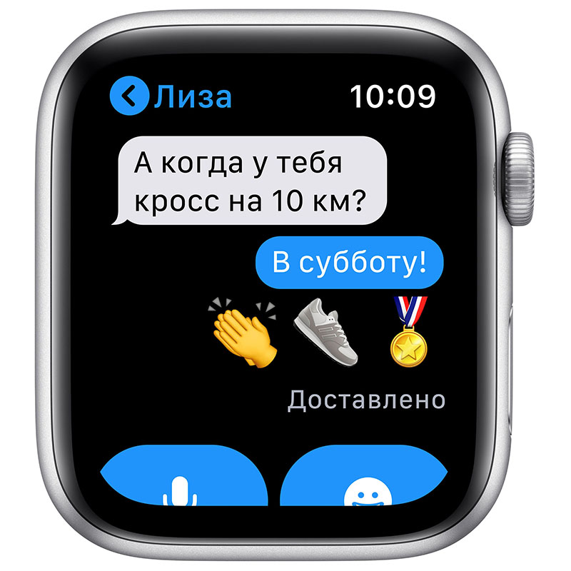 часы apple watch nike se 40 мм корпус из алюминия серебристого цвета, спортивный ремешок nike цвета чистая платина/чёрный