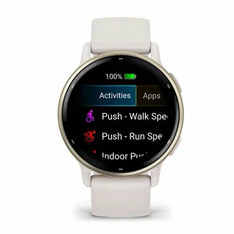 смарт-часы garmin vivoactive 5 cream gold (010-02862-11)