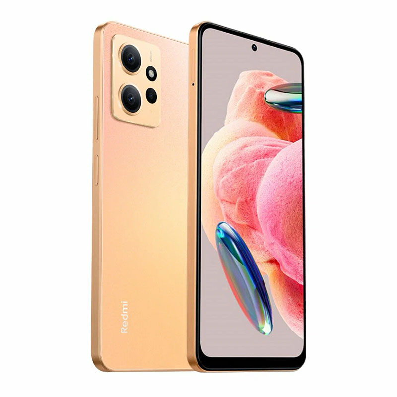 смартфон xiaomi redmi note 12 4g 8/256gb (nfc) sunrise gold (золотистый)