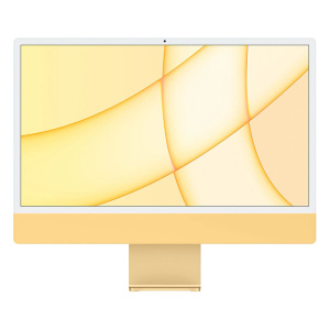 моноблок apple imac 24" retina 4,5k, (m1 8c cpu, 8c gpu), 8 гб, 512 гб ssd, желтый (z12t000)