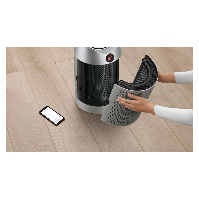 очиститель воздуха dyson purifier cool pc1, белый/серебристый