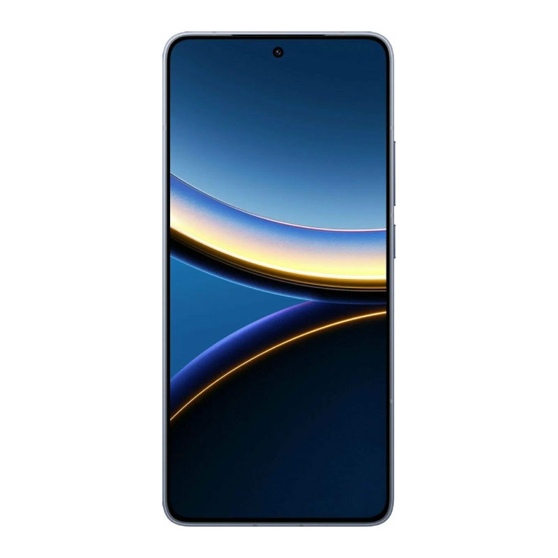 смартфон xiaomi poco f7 pro 12/256 gb 5g, dual nano sim, ocean blue/голубой