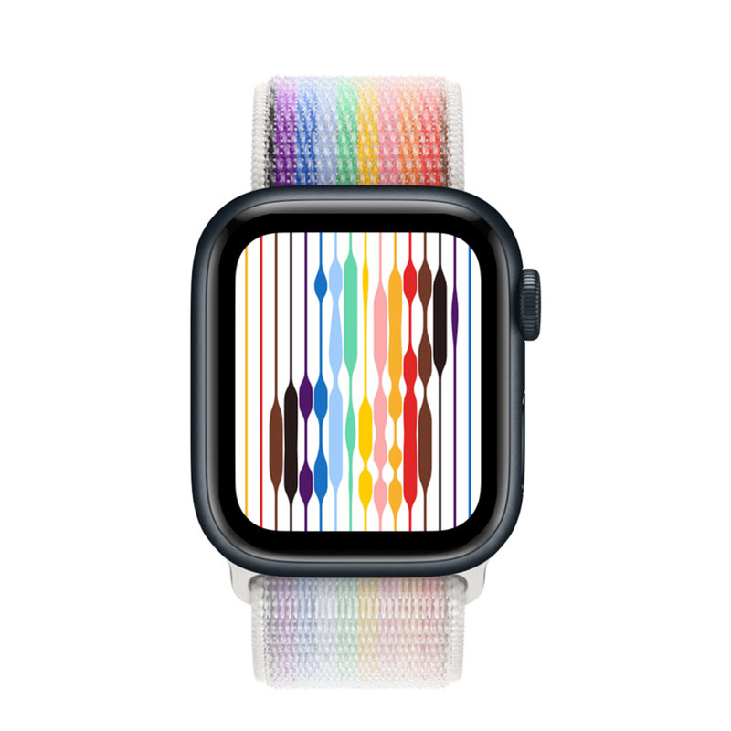 умные часы apple watch series 8 gps + cellular 41мм midnight aluminum case with sport loop