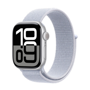 умные часы apple watch series 10 (2024) 42 мм, aluminium case, loop band, smoky blue (mwwd3)