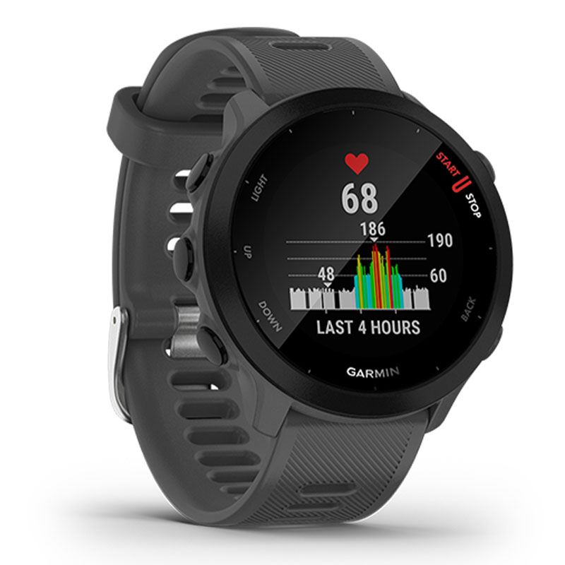 смарт-часы garmin forerunner 55 monterra gray (010-02562-11)