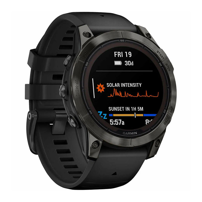 смарт-часы garmin ️️fenix 7 pro sapphire solar carbon gray (010-02777-11)