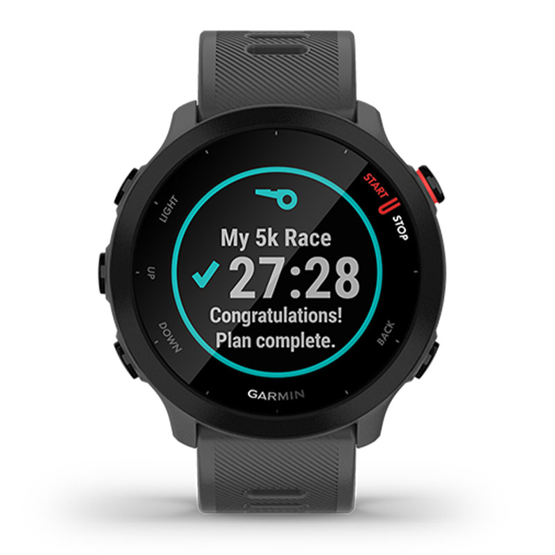 смарт-часы garmin forerunner 55 monterra gray (010-02562-11)