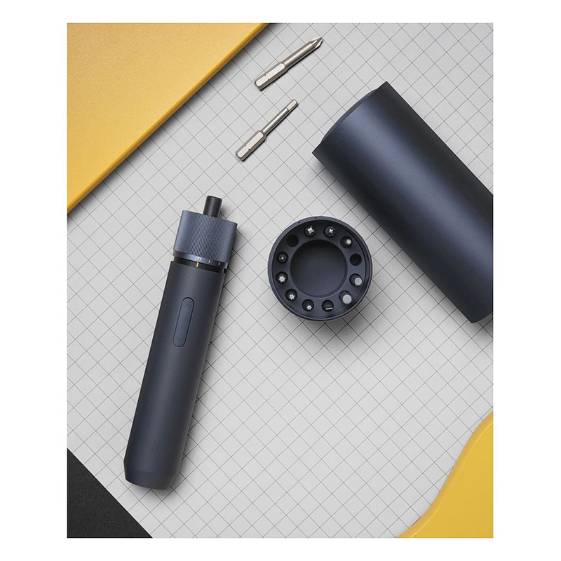 аккумуляторная отвертка xiaomi hoto straight handle electric screwdriver (qwlsd001) черный