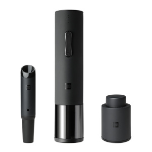 винный набор 4 в 1 xiaomi huo hou electric bottle openner deluxe set (hu0090) black