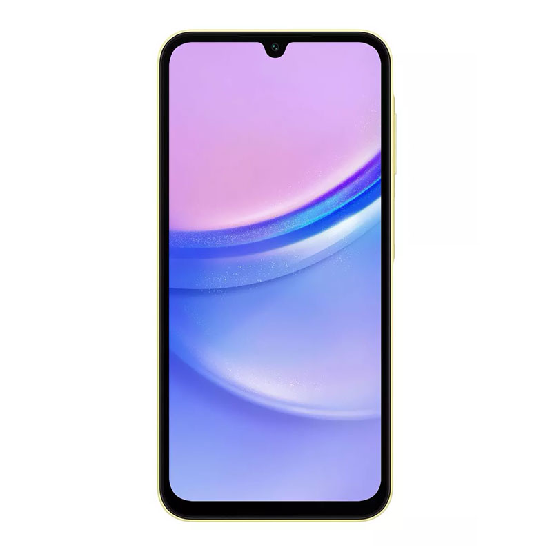 смартфон samsung galaxy a15 4g 6/128 гб, dual nano sim, желтый