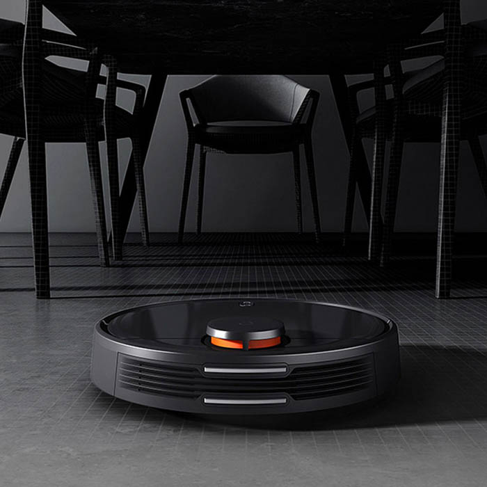 робот-пылесос xiaomi mi robot vacuum-mop p (ru), чёрный