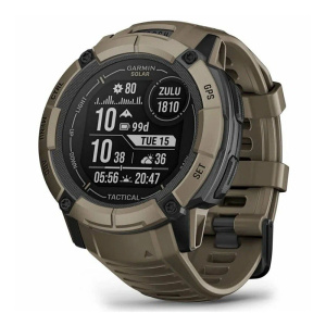 смарт-часы garmin ️️instinct 2x solar tactical cayote (010-02805-02)