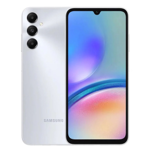 смартфон samsung galaxy a05 4/64 гб, dual nano sim, серебристый