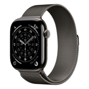 умные часы apple watch series 11 (2025) gps + cellular 46 мм, slate titanium case, milanese loop, slate