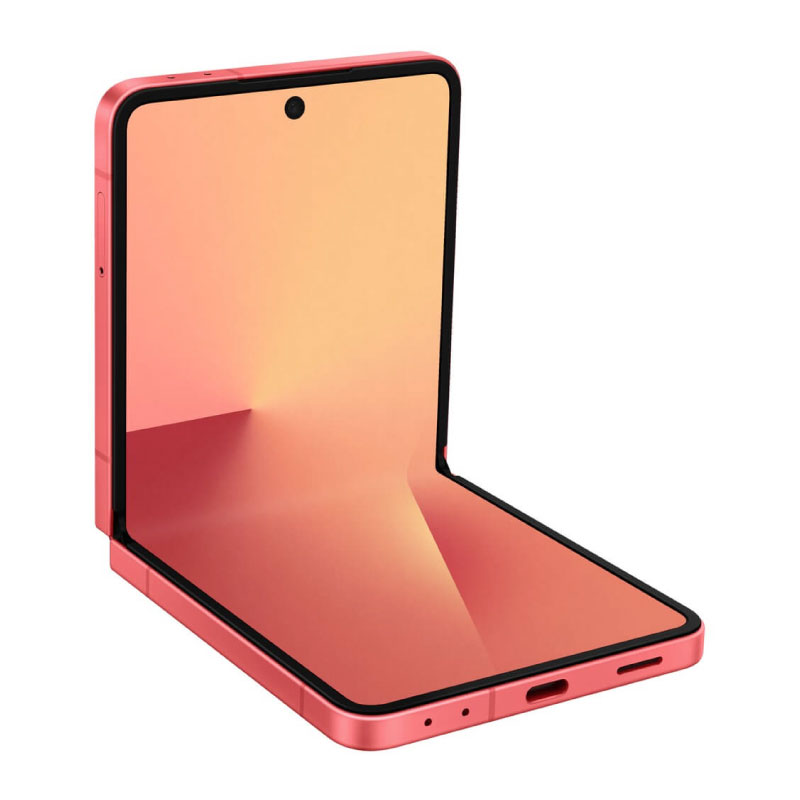 смартфон samsung galaxy z flip 7 12/512 гб, dual: nano sim + esim, коралловый