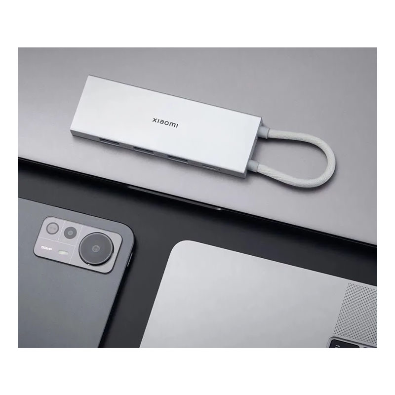 док-станция xiaomi 5 в 1 с usb type-c usb3.0 hdmi (xmds05ym)