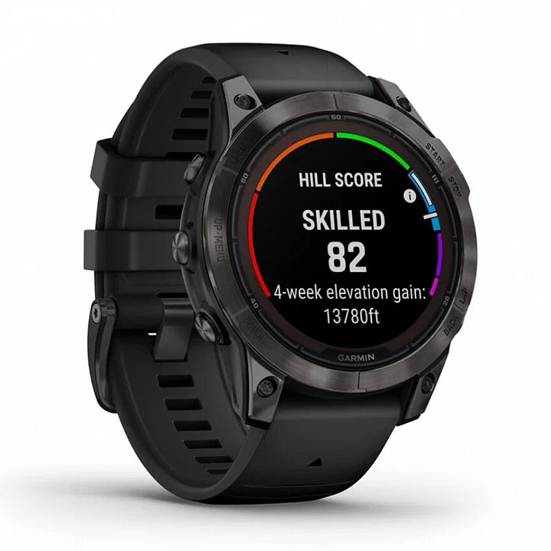 смарт-часы garmin ️️fenix 7x pro sapphire solar carbon gray (010-02778-11)