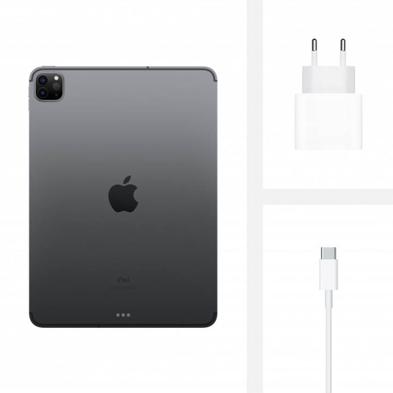 планшет apple ipad pro 11 (2020) 512gb wi-fi space gray (серый космос)