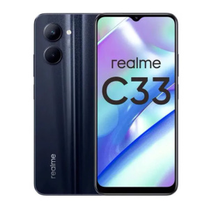 смартфон realme c33 3/32 гб, черный