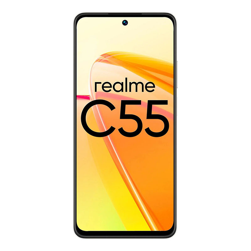 смартфон realme c55 8/256gb (nfc) sunshower, перламутровый