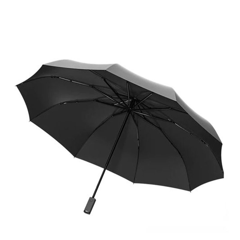 зонт zuodu full automatic umbrella led, чёрный