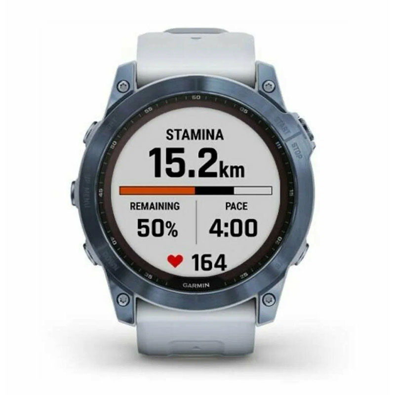 смарт-часы garmin ️️fenix 7x pro sapphire solar mineral blue (010-02541-15)