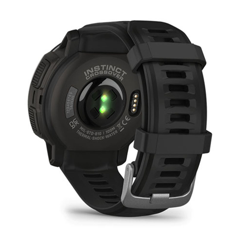 смарт-часы garmin ️️instinct crossover black (010-02730-03)