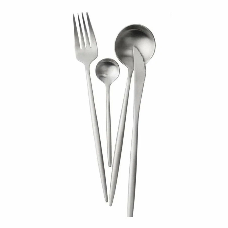 набор столовых приборов maison maxx stainless steel cutlery set (cyz-001y) silver