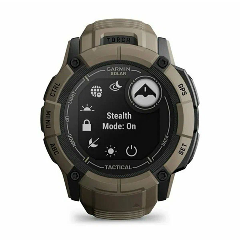 смарт-часы garmin ️️instinct 2x solar tactical cayote (010-02805-02)