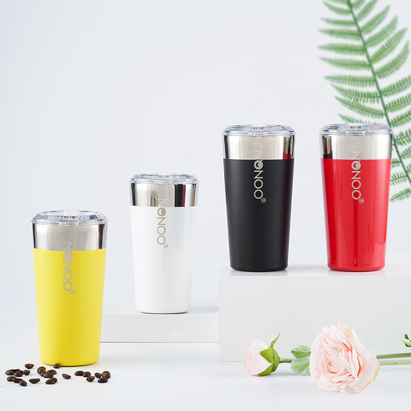 термокружка xiaomi nonoo coffee cup 580ml yellow