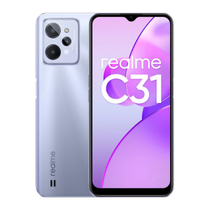 смартфон realme c31 3/32 гб, светло-серебристый