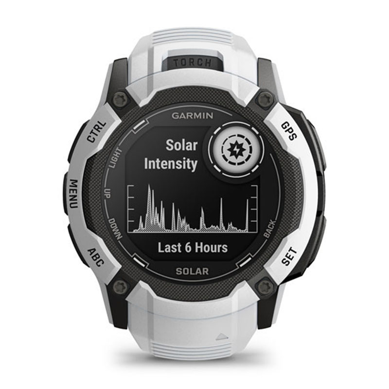 смарт-часы garmin ️️instinct 2x solar whitestone (010-02805-04)