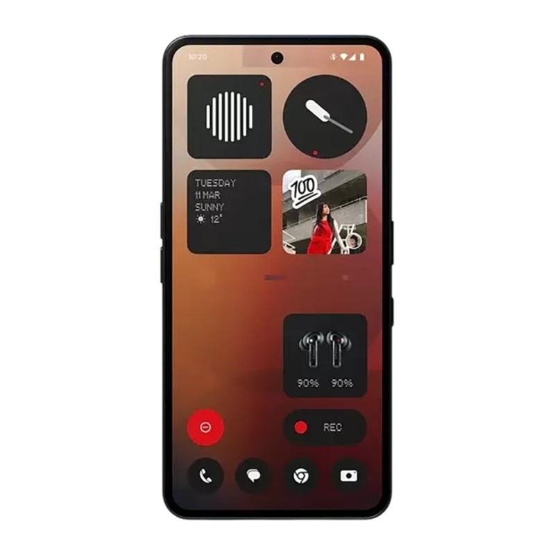 смартфон nothing phone (3a) 12/256 гб, dual nano sim, чёрный/black