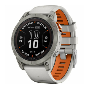 смарт-часы garmin ️️fenix 7x pro sapphire solar fog gray (010-02778-15)