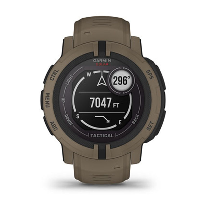 смарт-часы garmin ️️instinct 2 solar tactical cayote (010-02627-04)